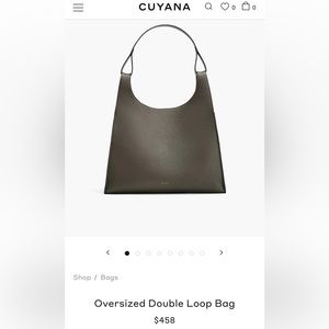 Cuyana Oversized Double Loop Bag